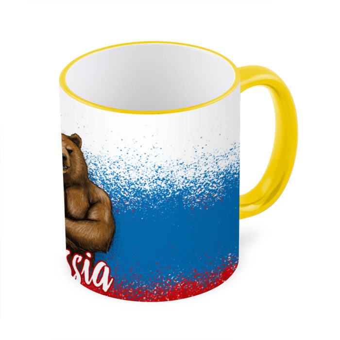 Кружка 3D Russian Bear фото