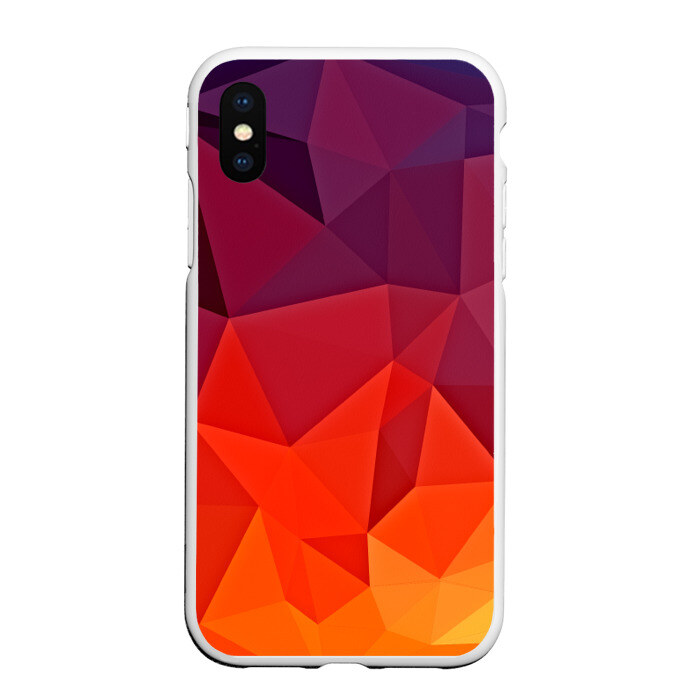 Чехол для iPhone XS Max матовый Geometric фото