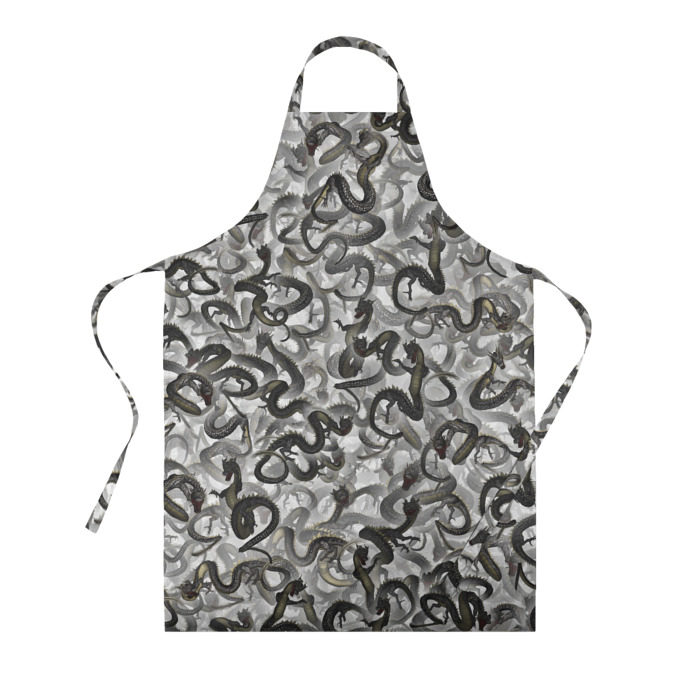 Фартук 3D Китайские драконы фото