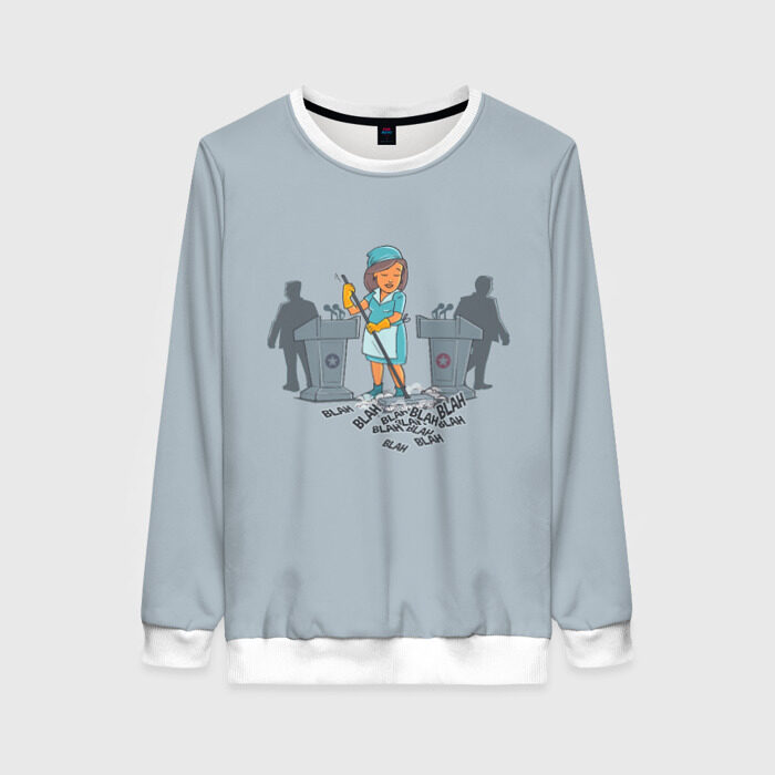 Женский свитшот 3D Политические дебаты фото