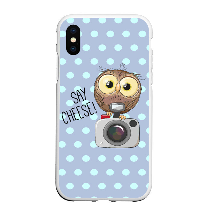 Чехол для iPhone XS Max матовый Say CHEESE! фото