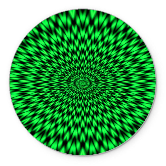 Коврик круглый Оптическая кислота фото