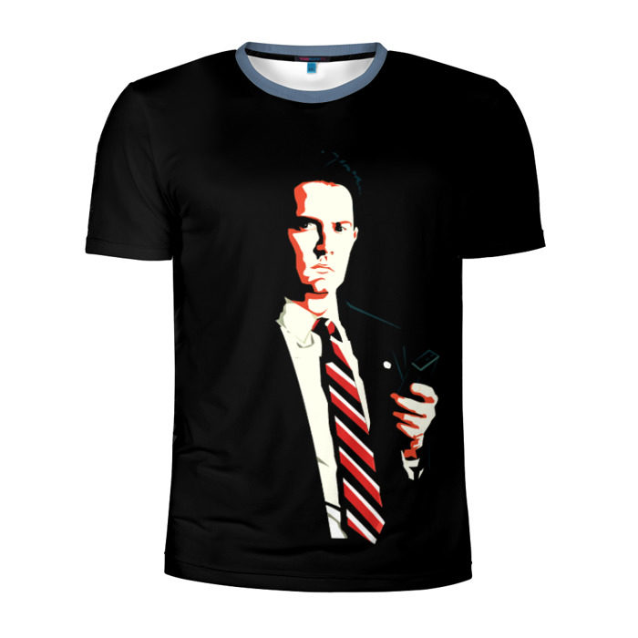 Мужская футболка 3D спортивная Дейл Купер фото