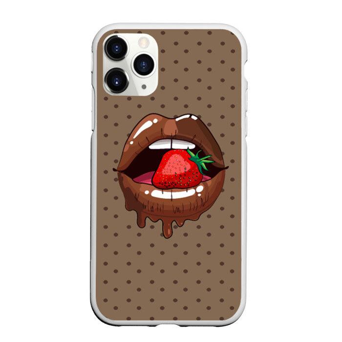 Чехол для iPhone 11 Pro матовый Шоколадные губки фото