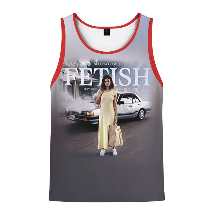 Мужская майка 3D Selena Gomez фото