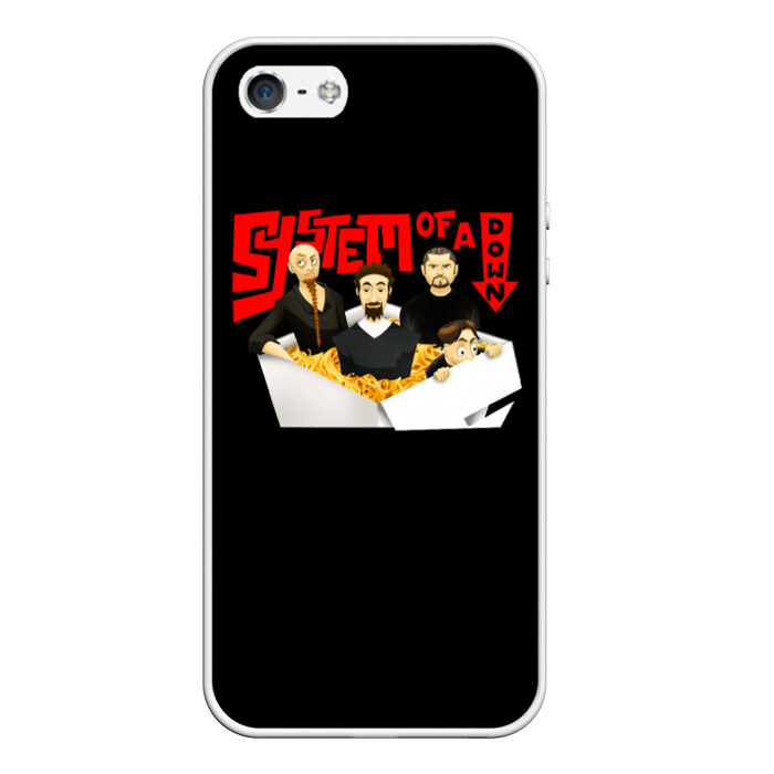 Чехол для iPhone 5/5S матовый System фото