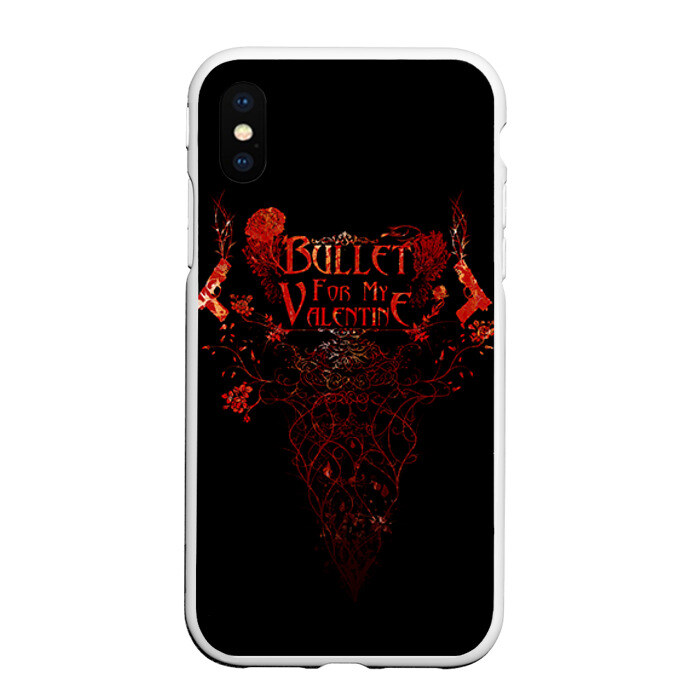 Чехол для iPhone XS Max матовый Bullet For My Valentine фото