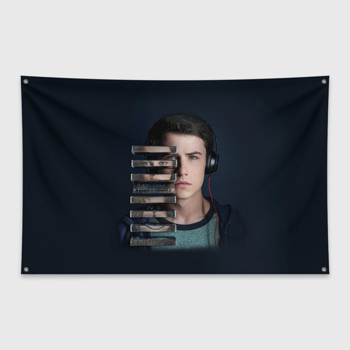 Флаг-баннер 13 reason why фото