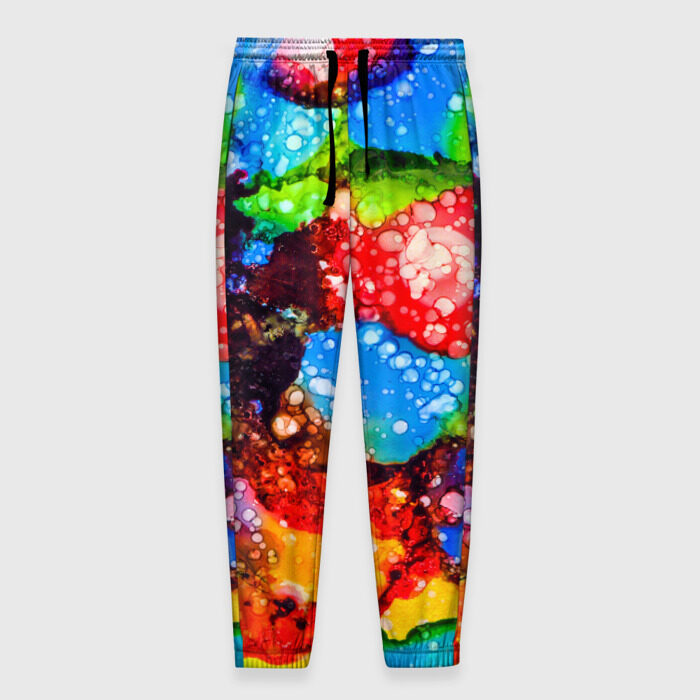 Мужские брюки 3D Жидкие краски фото