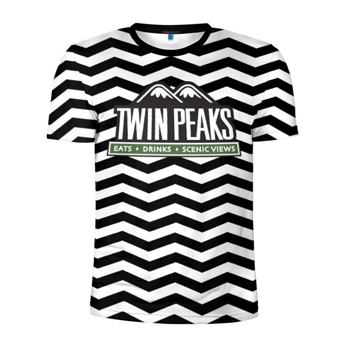 Мужская футболка 3D спортивная TWIN PEAKS фото