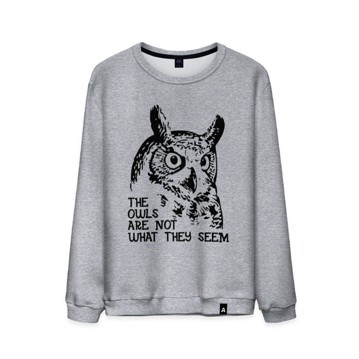 Мужской свитшот хлопок Twin Peaks Owl фото