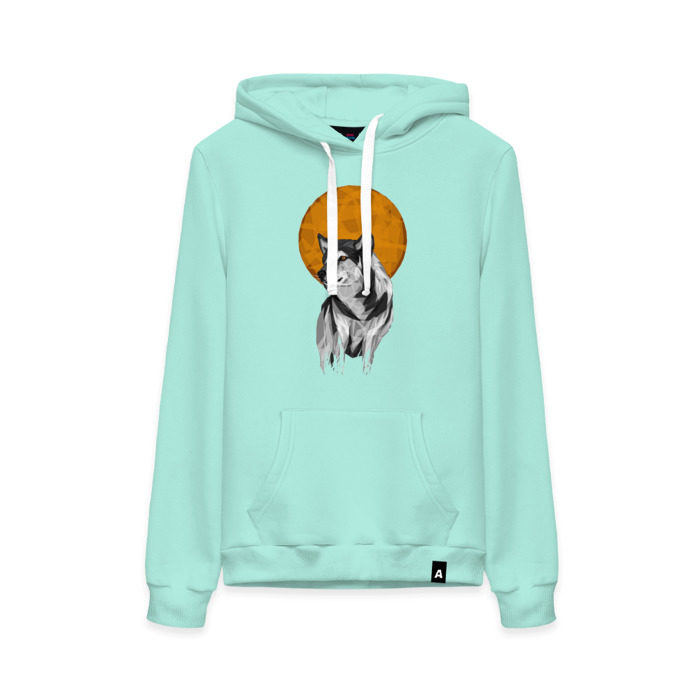 Женская толстовка хлопок Луна фото