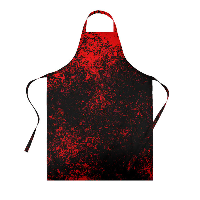 Фартук 3D Брызги красок(red style) фото