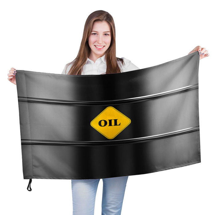 Флаг 3D Oil фото