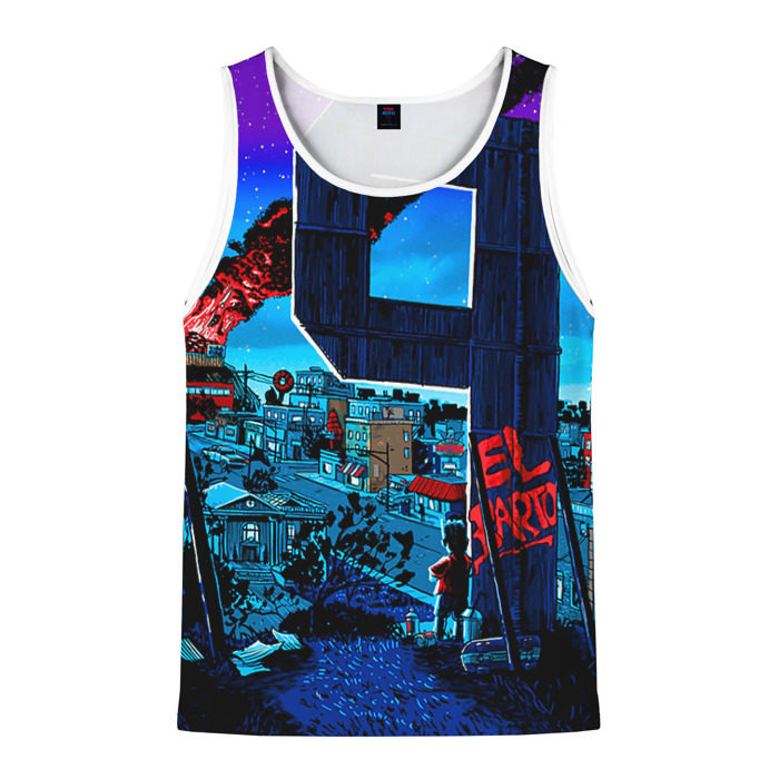 Мужская майка 3D El Barto фото