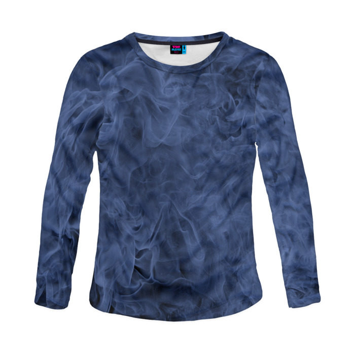 Женский лонгслив 3D Smoke фото