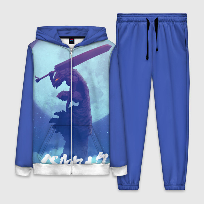 Женский костюм 3D Гатс на фоне Луны. БЕРСЕРК фото