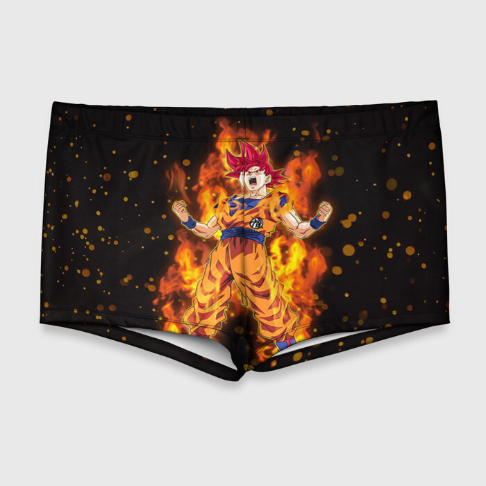 Мужские купальные плавки 3D Драгон Болл фото