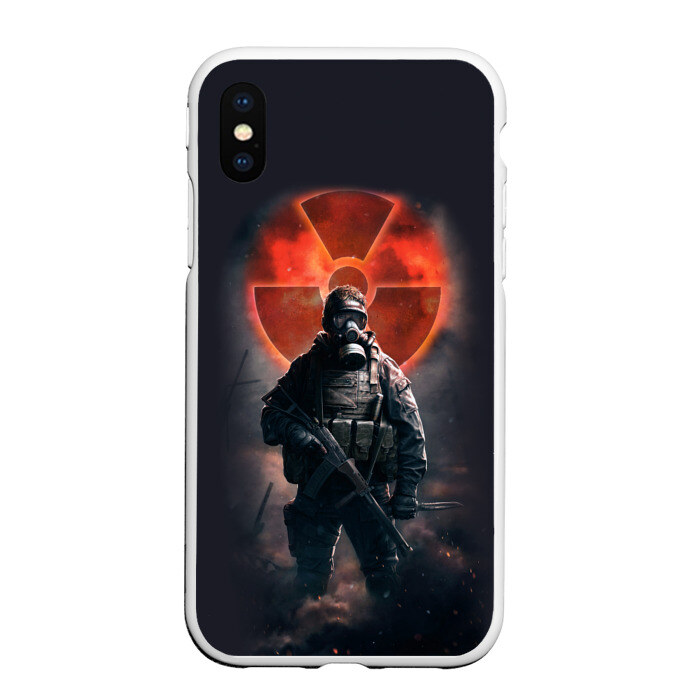 Чехол для iPhone XS Max матовый Stalker фото