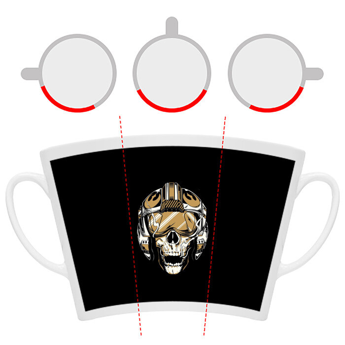 Кружка Латте Ангел из ада фото