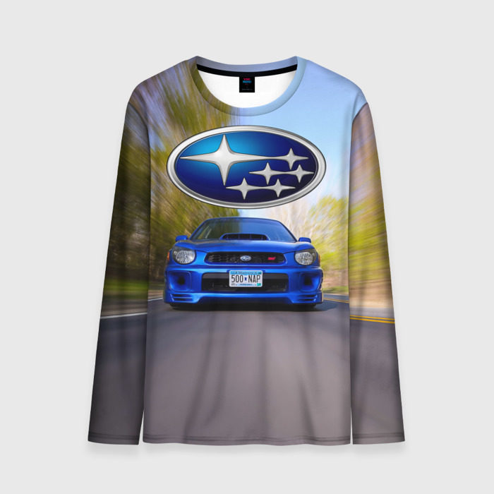 Мужской лонгслив 3D Road фото