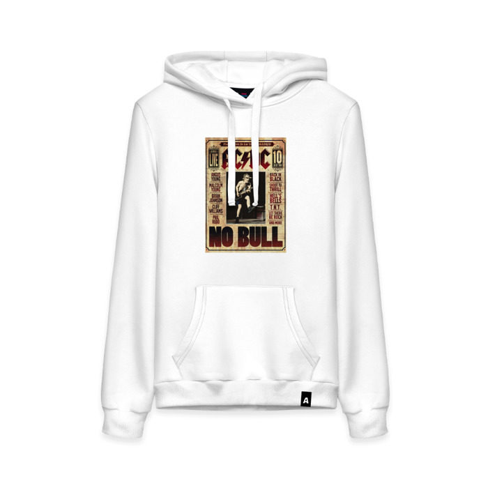 Женская толстовка хлопок AC/DC no bull фото