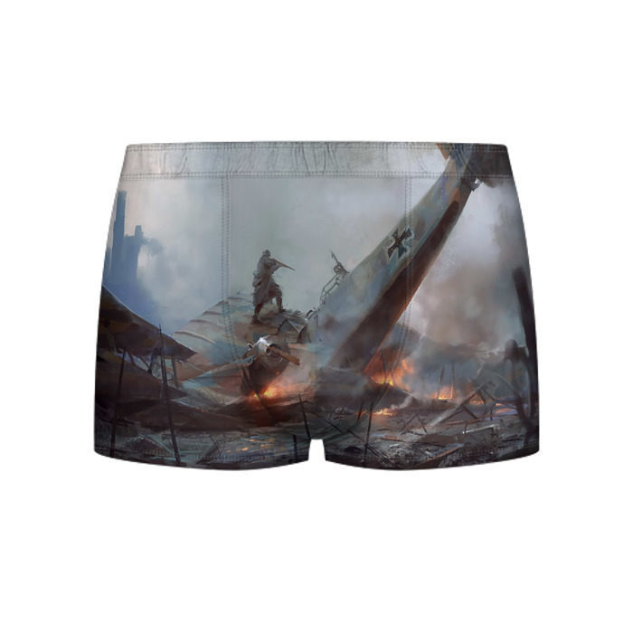 Мужские трусы 3D A plain фото