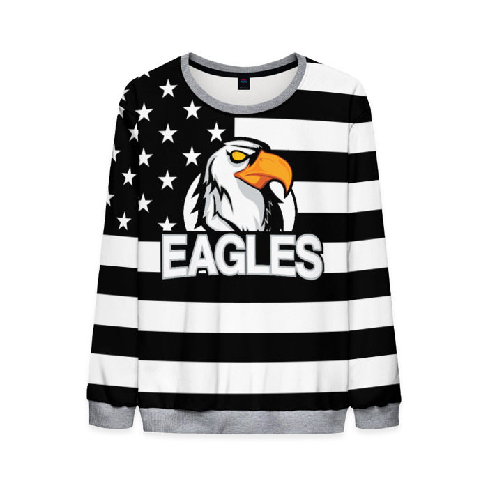 Мужской свитшот 3D Символика США фото