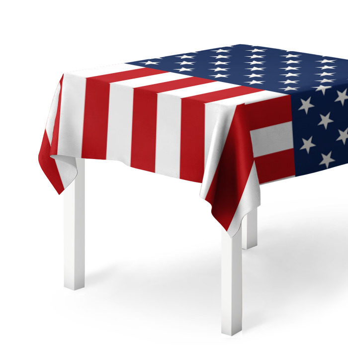 Скатерть 3D Флаг США фото