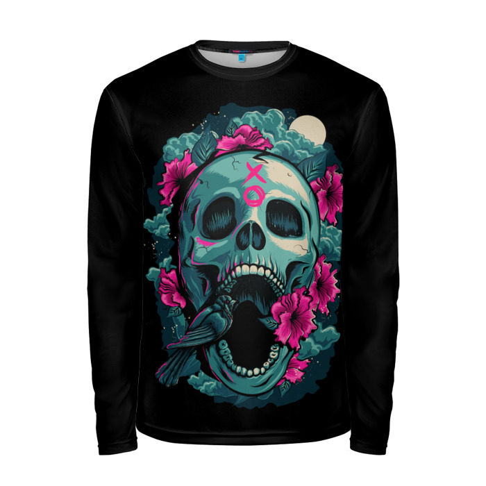 Мужской лонгслив 3D Dia de Muertos фото