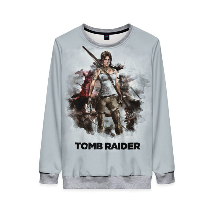 Женский свитшот 3D TOMB RAIDER фото