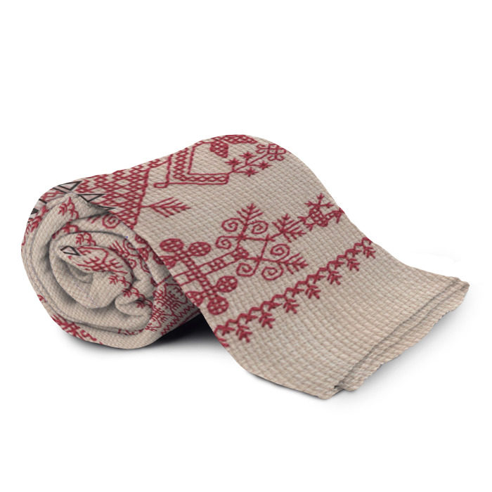 Плед 3D Новогодний ковер фото