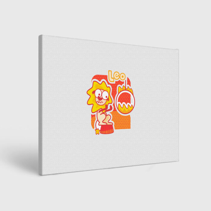 Холст прямоугольный Лев (Leo) фото