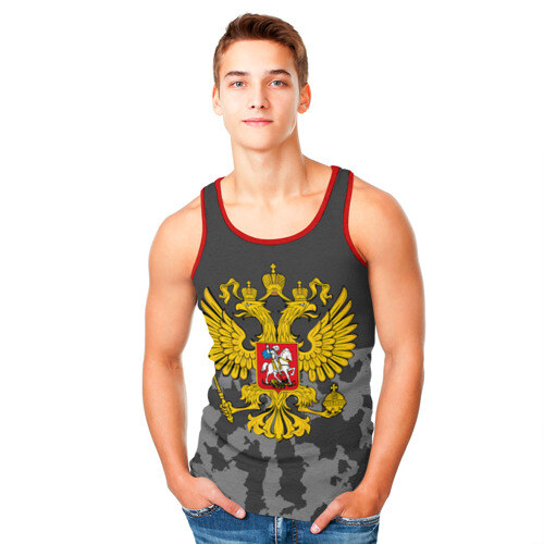 Мужская майка 3D Родной Камуфляж #2 фото