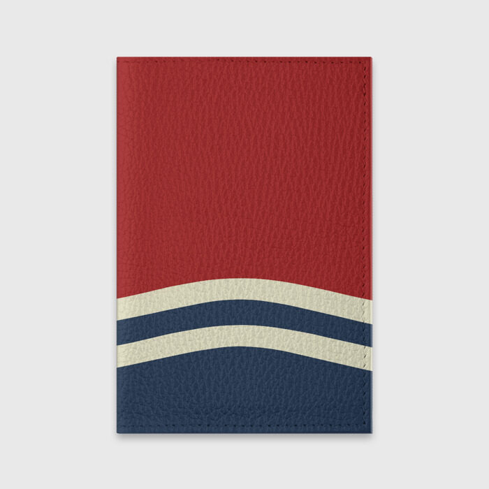 Обложка для паспорта матовая кожа Волны в море фото