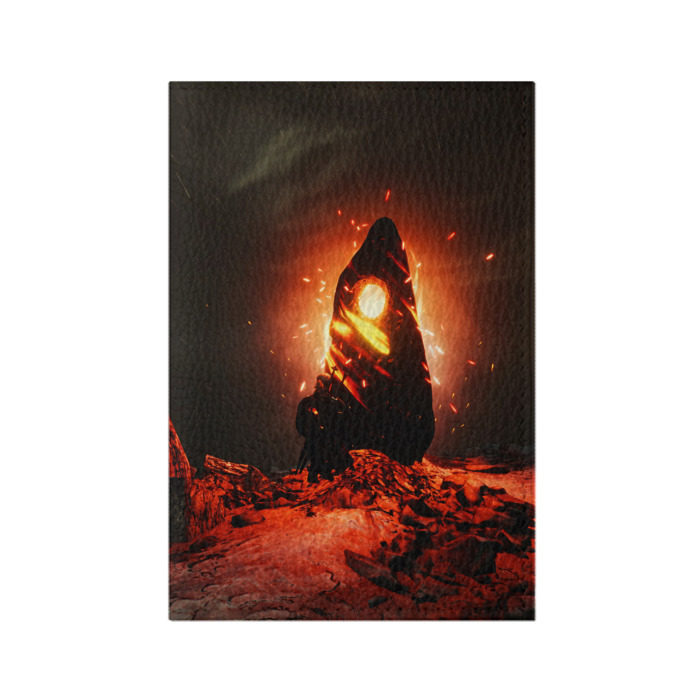 Обложка для паспорта матовая кожа Ведьмак 3 / The Witcher 3 фото