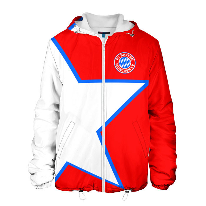 Мужская куртка 3D ФК Бавария 2018 фото