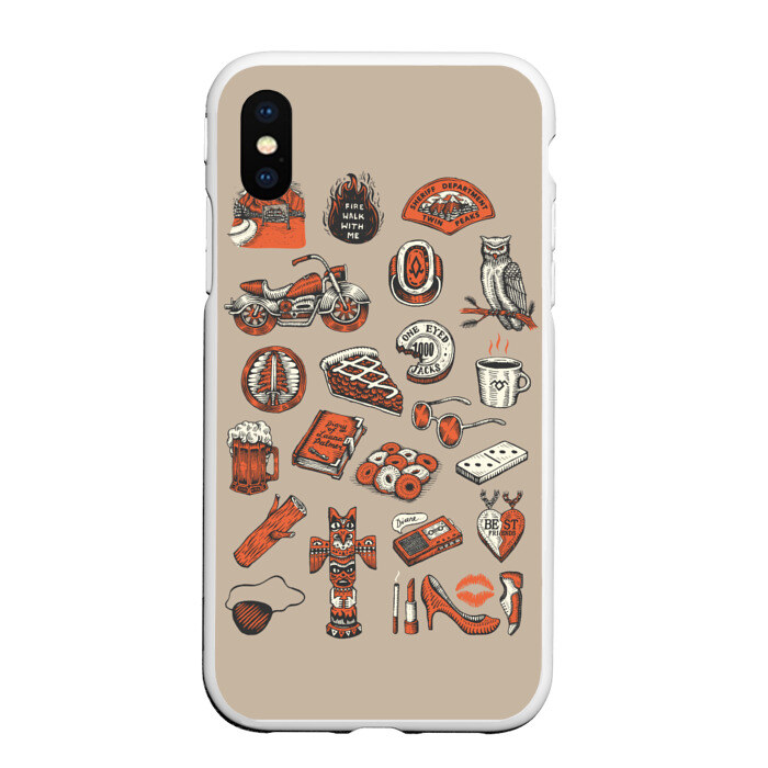 Чехол для iPhone XS Max матовый Твин Пикс фото
