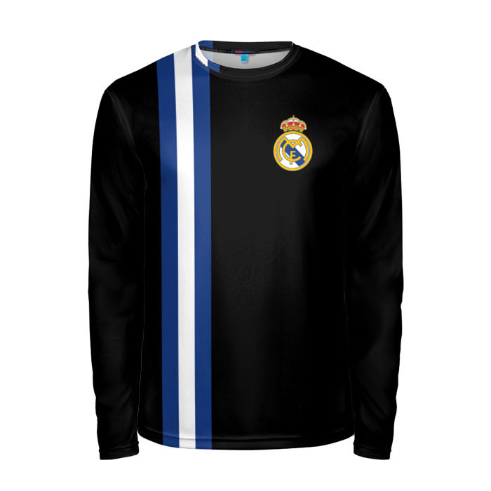 Мужской лонгслив 3D Real Madrid Line Collection фото