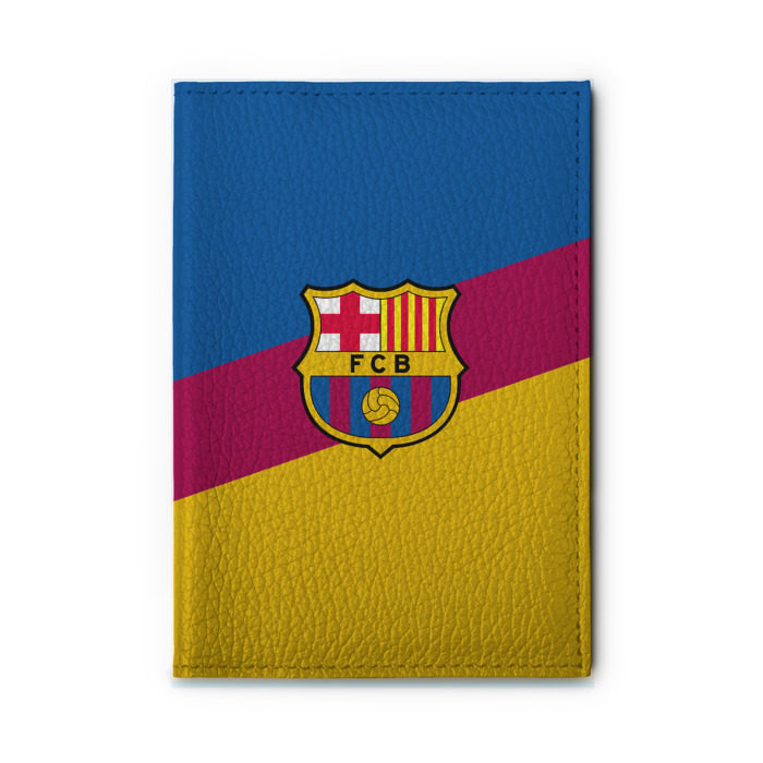 Обложка для автодокументов FC Barcelona 2018 Colors фото