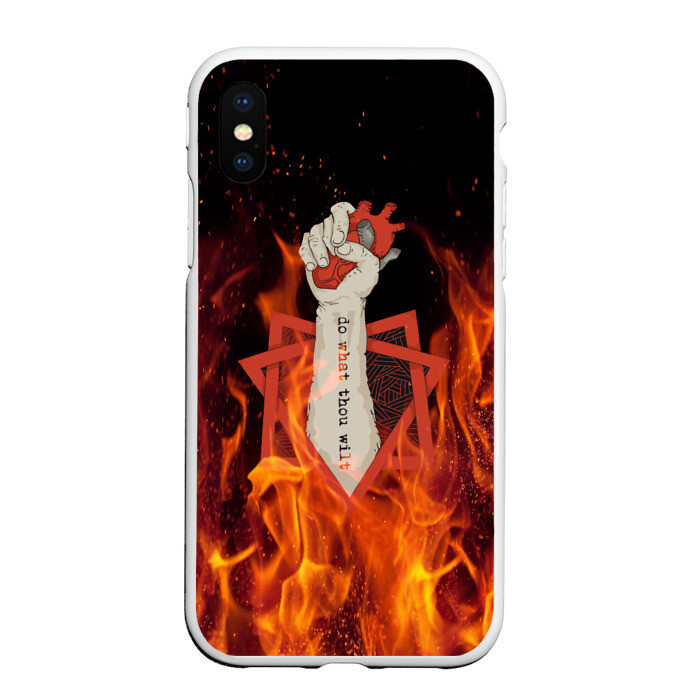 Чехол для iPhone XS Max матовый Hot Heart фото