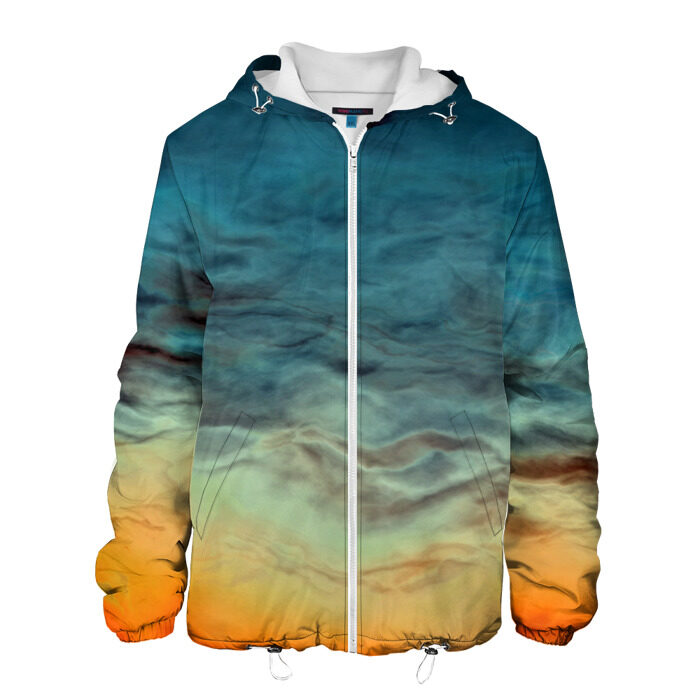 Мужская куртка 3D Текстура космоса фото