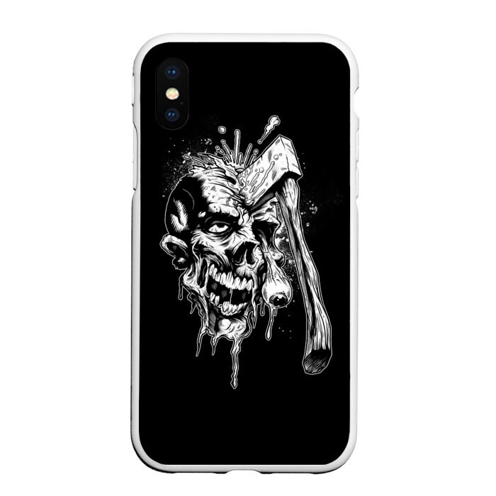 Чехол для iPhone XS Max матовый Зомби фото
