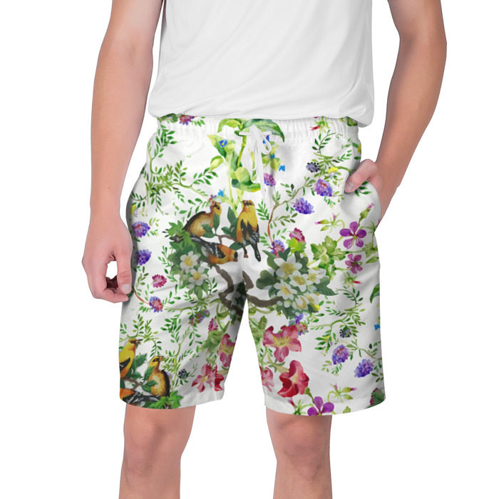 Мужские шорты 3D Райский остров фото