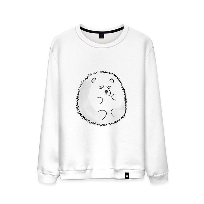 Мужской свитшот хлопок Ёжик фото