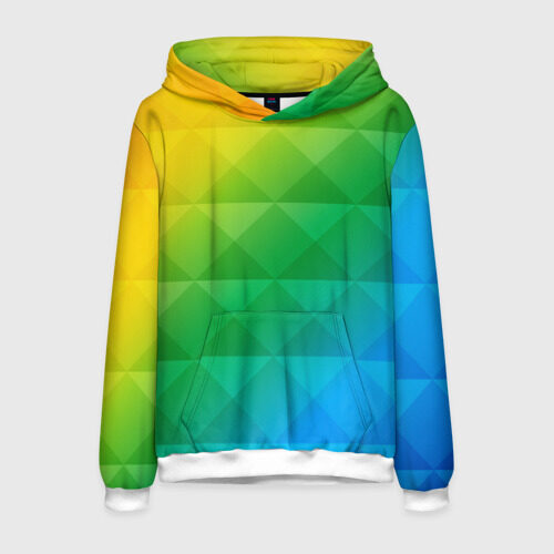 Мужская толстовка 3D Colored wall фото