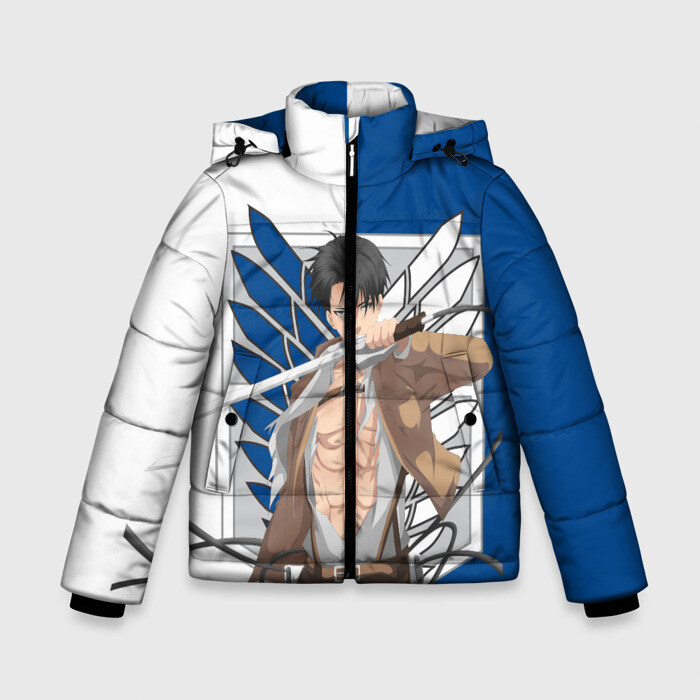 Зимняя куртка для мальчиков 3D Атака Титанов фото