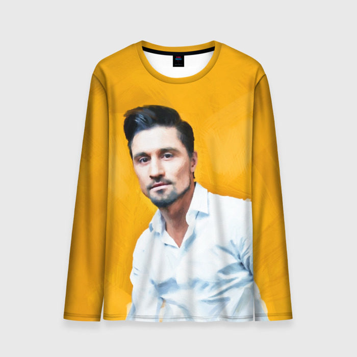 Мужской лонгслив 3D Билан фото