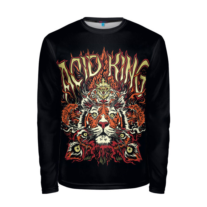 Мужской лонгслив 3D Acid King 2 фото