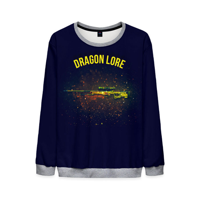 Мужской свитшот 3D Dragon Lore фото